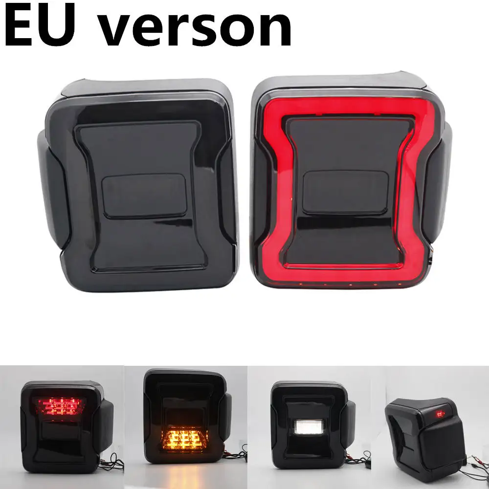 New USAEuropean version led tail lamp For Jeep Wrangler JL 2018 2019 car tail light series Rear Lamps brake reverse light (5)