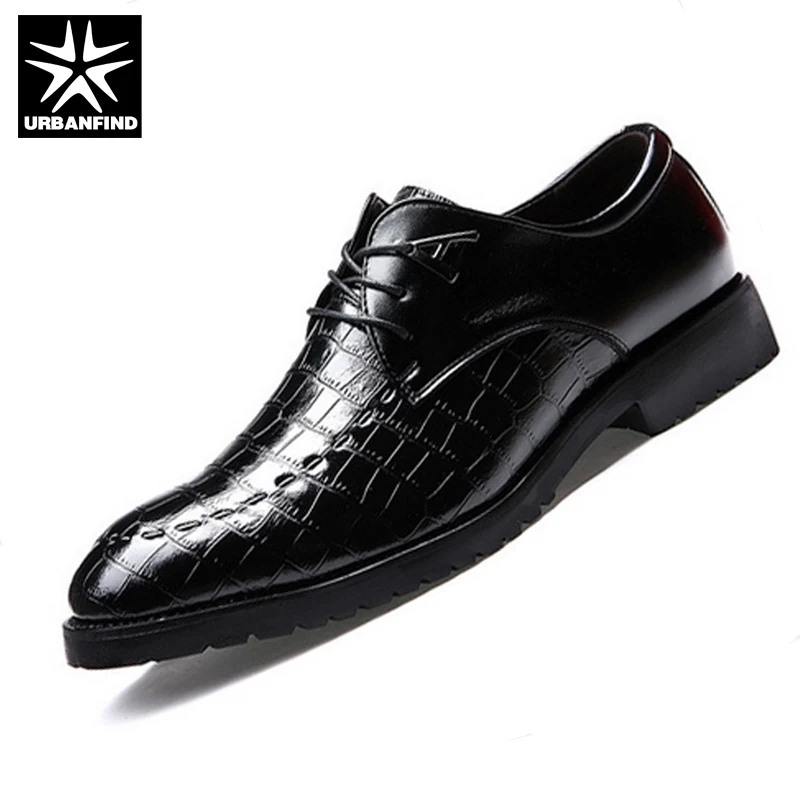 URBANFIND/Мужская обувь в деловом стиле Большие размеры 38-44, мужские ботинки на плоской подошве, мягкая офисная обувь мужская повседневная обувь наивысшего качества