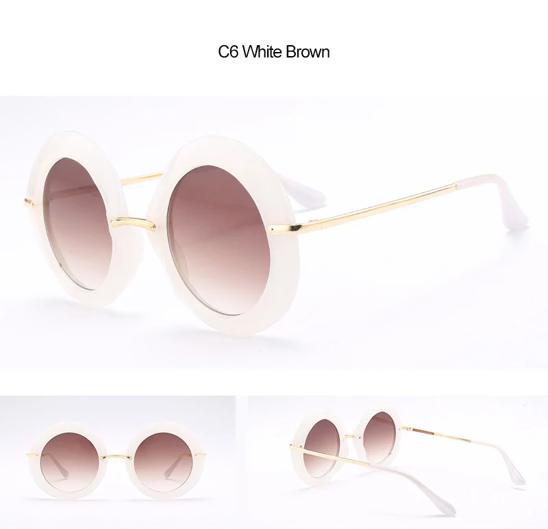 2018 New Retro Round Women Sunglasses  (18)