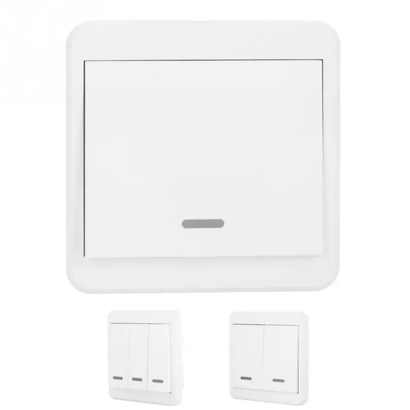 Беспроводной пресс смарт переключатель поддержка панели для ALEXA Google home AC90 250V 1 2 3