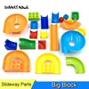Smartable Ball Slideway Crazy Maze Race Run Track Building Block Part Compatible Duplo Creative DIY Toys For Kids Random Colors ► Photo 1/6