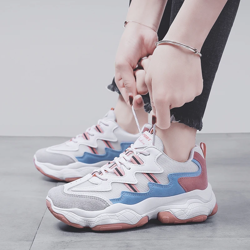 

Sooneeya Pleated Denim Sneakers Shoes Women Do Old Shoes Jean Sneakers Women Flats Chunky Sneakers Platform Trainers Footwear 40