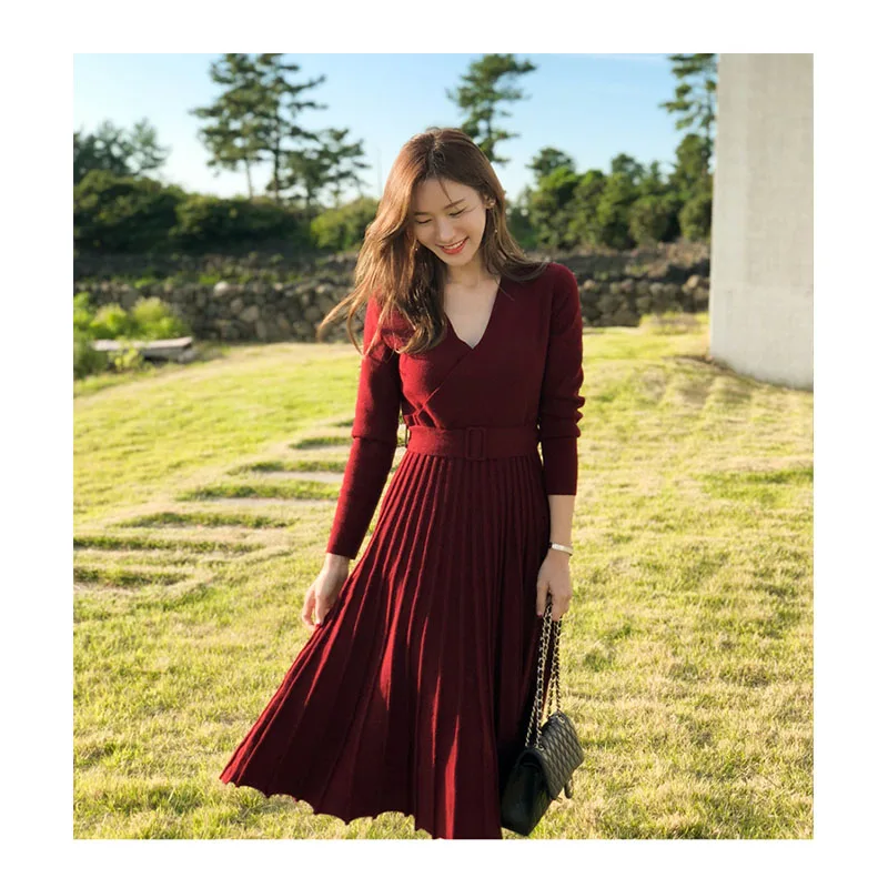 #^Special Price chic Autumn Winter black Sweater Dress Women o-neck Long Sleeve A Line thick Knit mini Dress female bodycon dress AA-143 #^Special Price chic Autumn Winter black Sweater Dress Women o-neck Long Sleeve A Line thick Knit mini Dress female bodycon dress AA-143