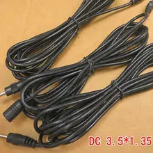 DC 3,5*1,35 Мужской к женскому шнуру питания расширенный кабель 3 м полностью медная камера наблюдения силовой удлиняющий провод 10 шт
