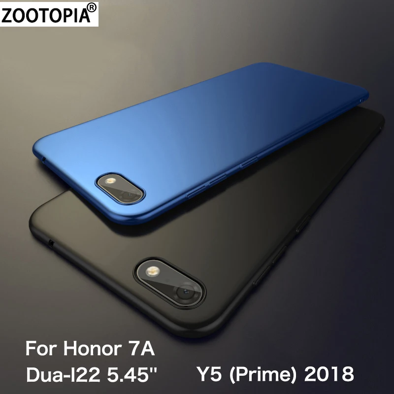 Для Huawei Honor 7A Dua-l22 5 45 ''чехол жесткий матовый чехол для Y5 Prime 2018 Coque Русская