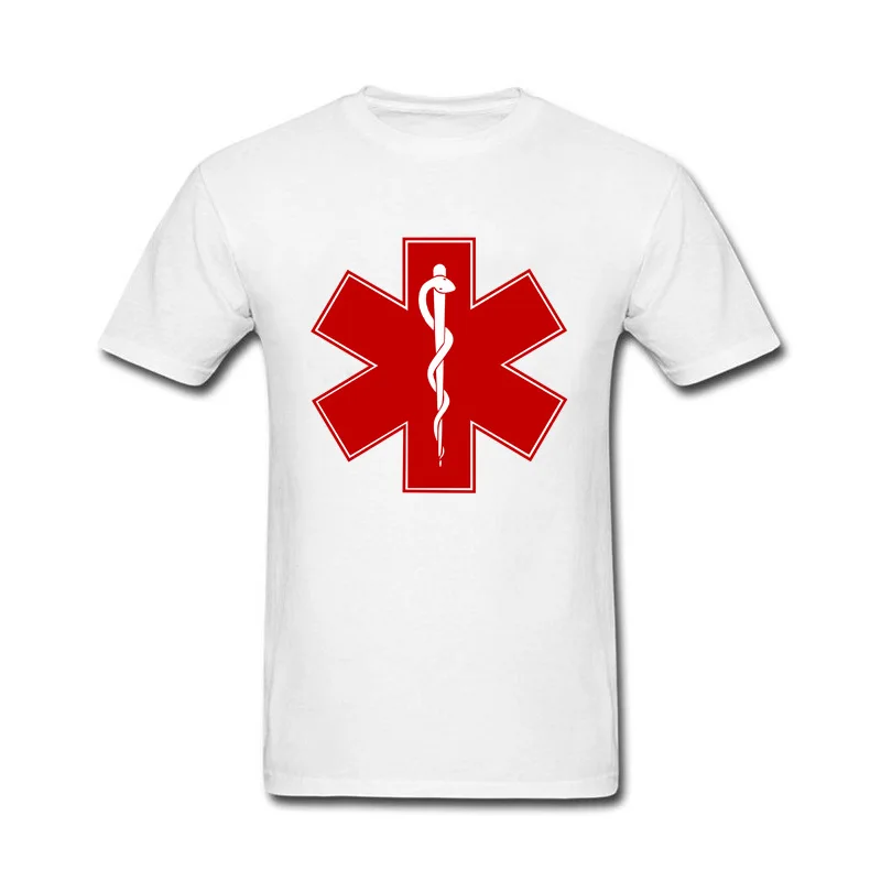 Забавная Мужская футболка из натурального хлопка для скорой помощи|t shirts for men|funny t