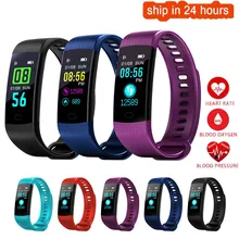 K22 цветной экран спортивный браслет на запястье браслет пульсометр Монитор артериального давления фитнес-трекер для BlackBerry Priv 4G 5,4"