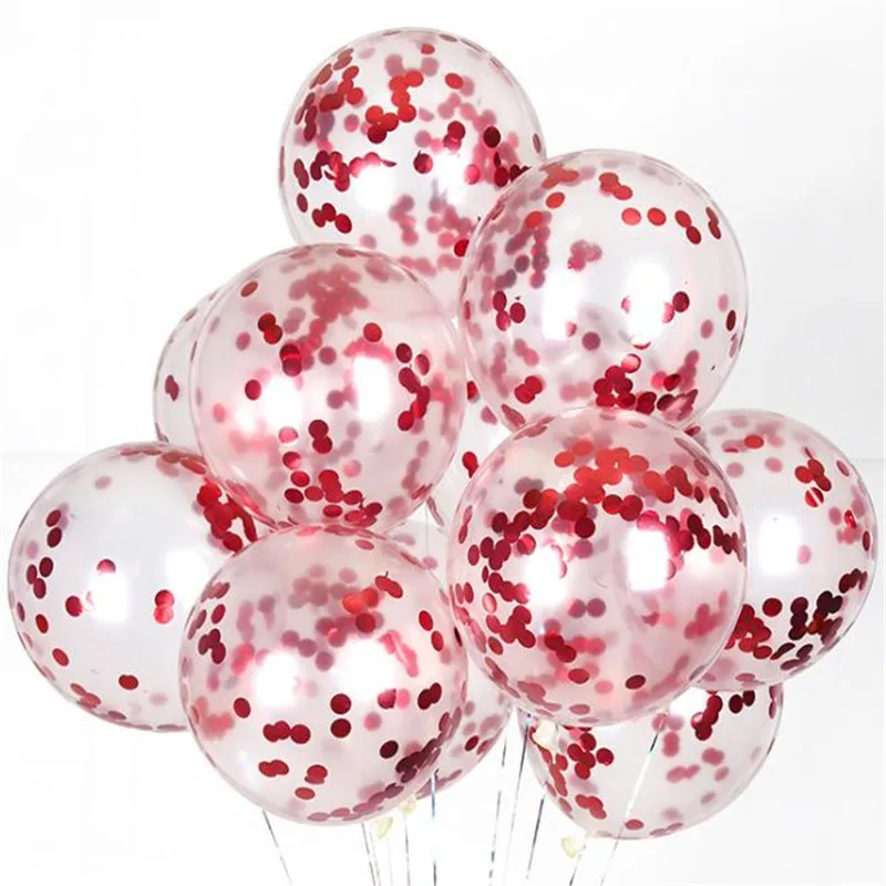 Романтические свадебные украшения сверкающие латексные воздушные шары прозрачные конфетти воздушный шар для Бэйби Шауэр украшения на день рождения Дети