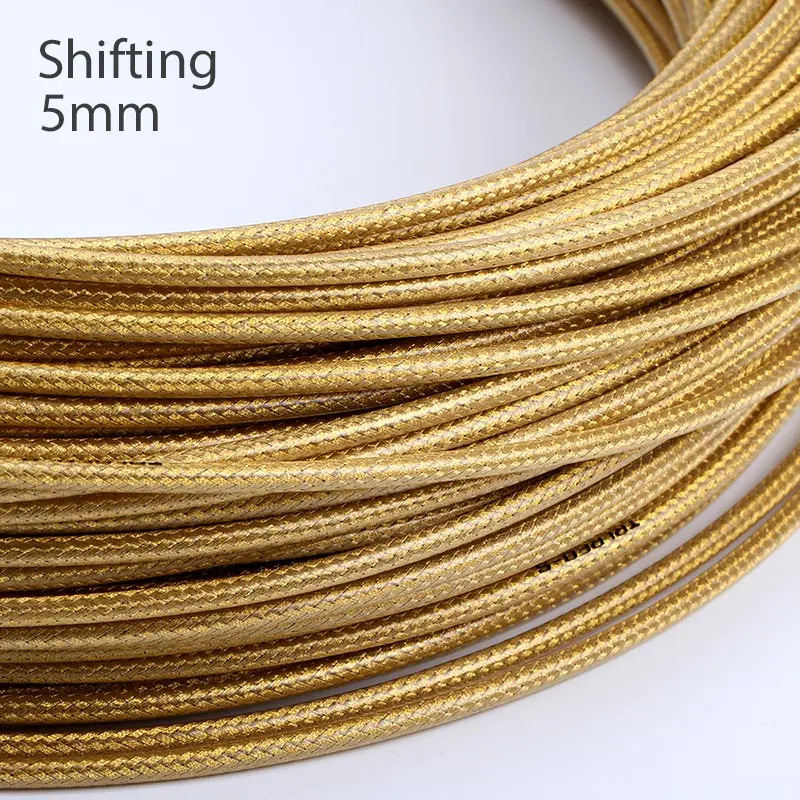 Shifting Gold 3 м 5 мм Велосипедный тормозной кабель для горного велосипеда, сменный корпус переключателя, велосипедные кабели, ткацкая линия, Трубная трубка, сменный провод - Цвет: Shifting Gold
