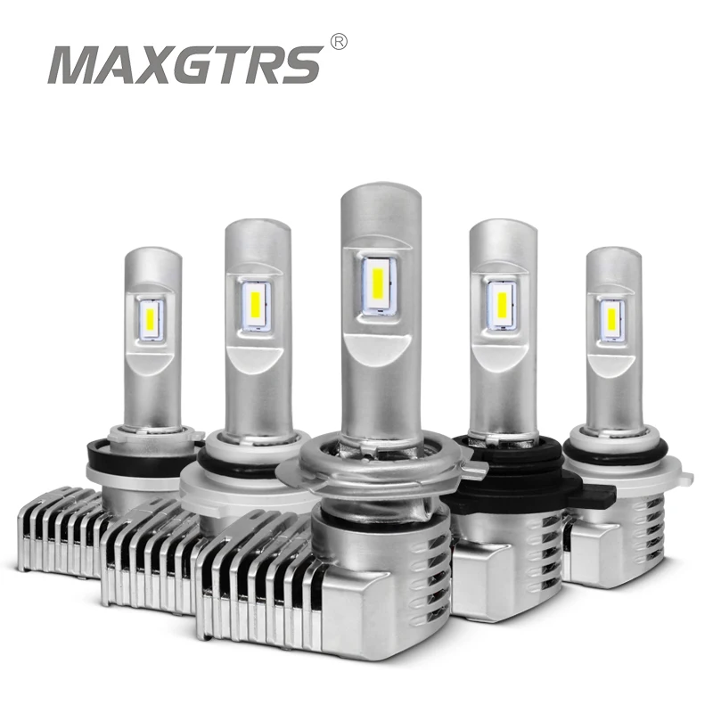 

2x CSP LED H7 H4 H11 9005 9006 HB3 HB4 Car Headlight Bulbs With Mini Size 10400LM 5500K Auto Headlamp For Car Front Fog Lights