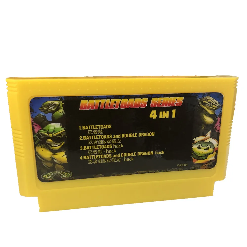 4 в 1/Battletoads and hack/Battletoads двойной дракон и hack для игры 60 pins