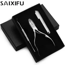 3 шт./компл. кутикулы для ног из нержавеющей стали кутикулы и пилка для ногтей кусачки для ногтей Резак для педикюра Маникюр Резак Инструмент BT62