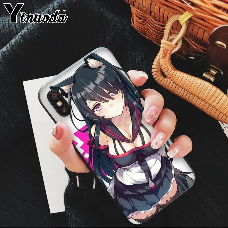 Sexy cartoon the anime kawaii Girl Cat
