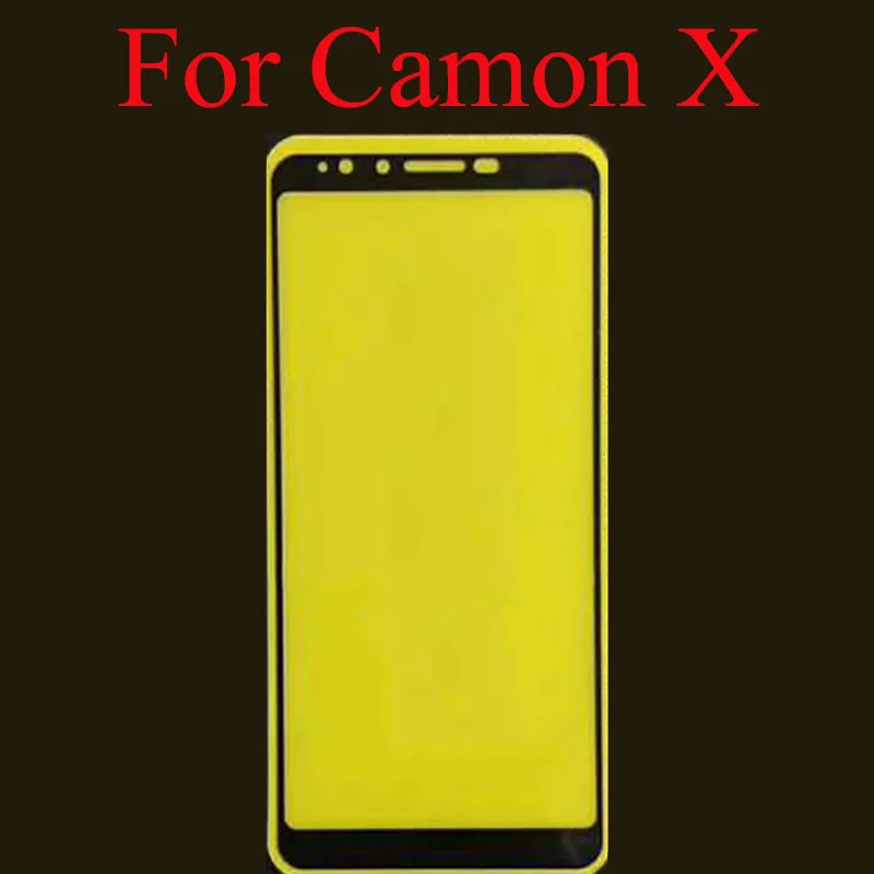 2 шт. 21D Полный Клей закаленное стекло для Tecno Camon X 9H Полное покрытие экрана
