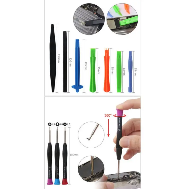Professional Magnetic Torx Screwdriver Repair Tool Set Small Kit Hand Tools for IPhone Mobile Phone Computer Laptop