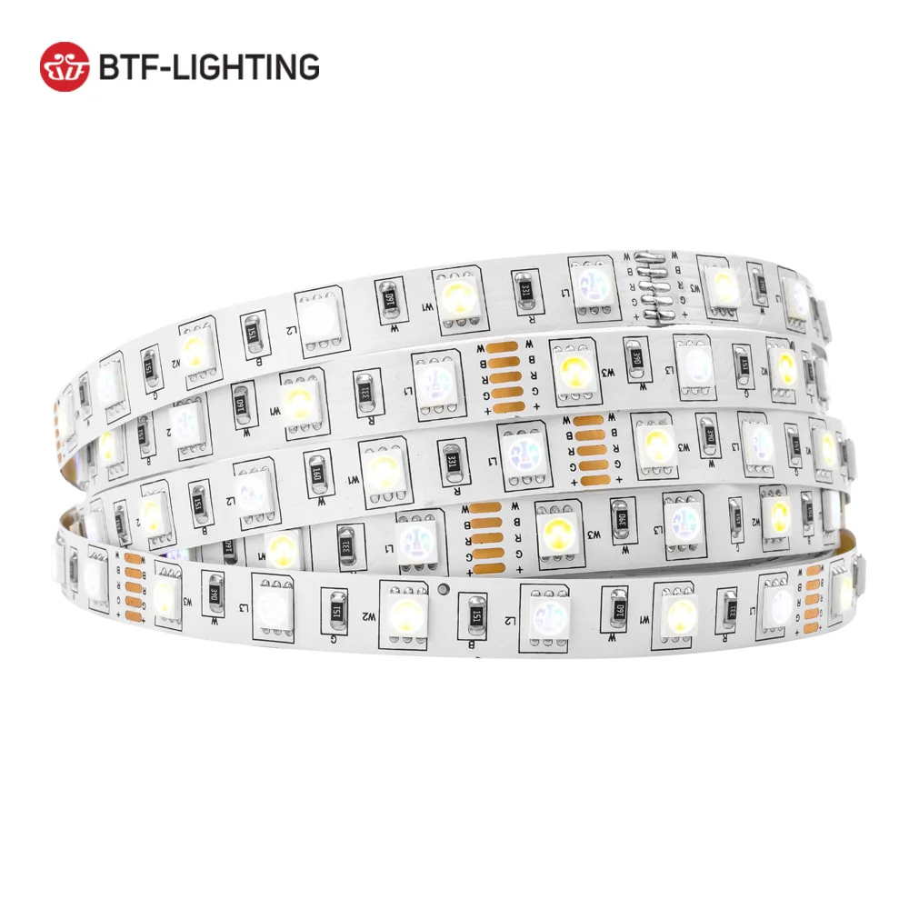 

5m 60led/M 300 SMD 5050 RGBW RGB + (Warm/Cold White) RGBWW RGBW Mixed Color LED Strip Waterproof IP65 with 5pin connector DC12V