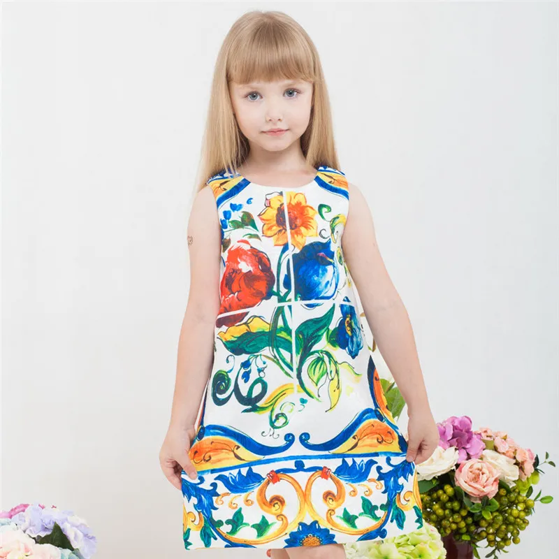 

3-10Y Brand Girl Summer Dress O-Neck Minnie Children Clothing Infantil Tutu Kids Clothes Cute Casual Vestidos Baby Girls Dresses