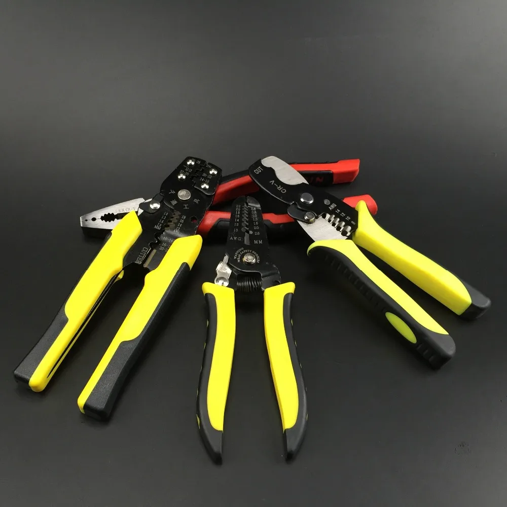 2017 New Portable Wire stripping pliers Crimping Plier Wire Cable End