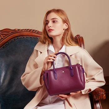 

Large Capacity Handbags Women Genuine Leather Big Totes Bucket Bag Female Shoulder Bag Simple Ladies Luxury Brand Bag