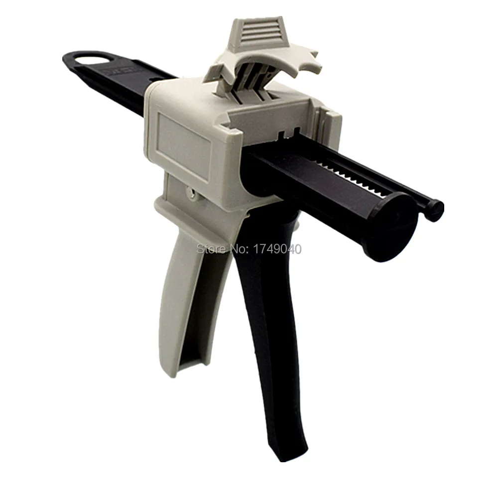 

75ml AB Glue Glue Gun Sealant Glue Epoxy Resin Adhesive Caulk Gun Applicator Static Mixer Dispenser 10:1 Mixed Manual Glue Gun