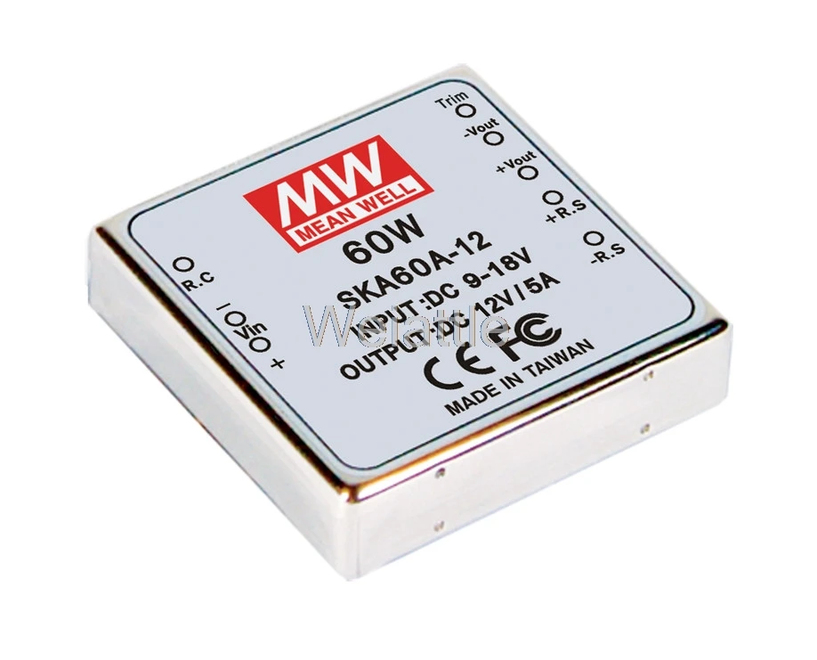 MEAN WELL Оригинал SKA60A-05 5V 7A meanwell SKA60 60W DC-DC Регулируемый одиночный выходной конвертер |