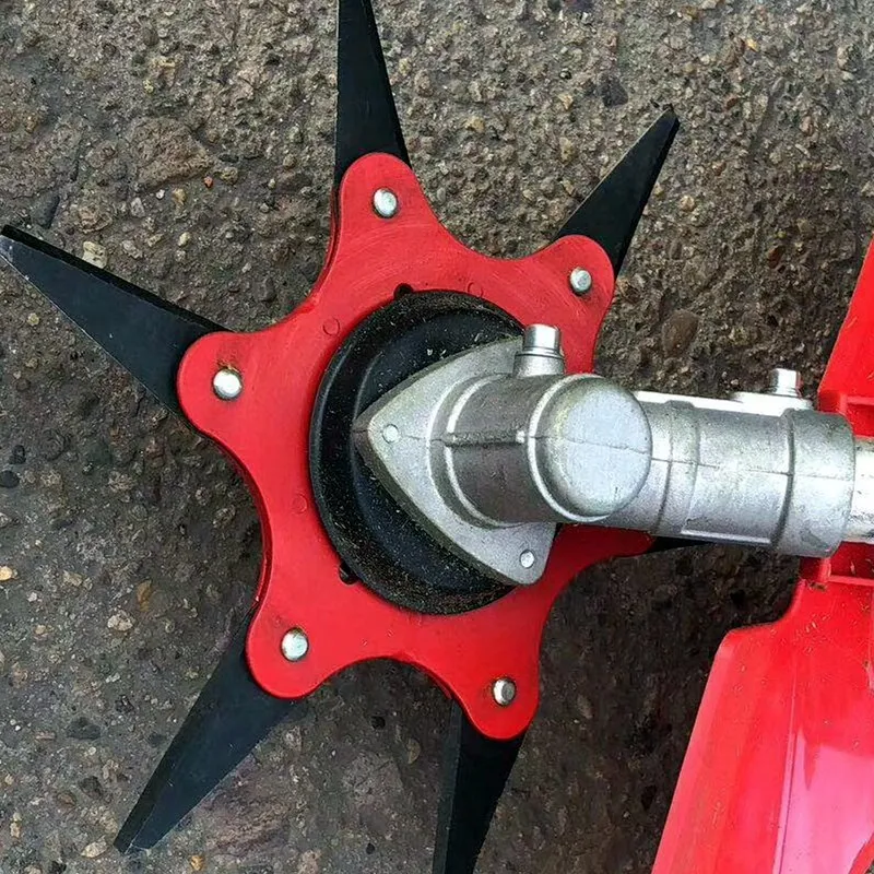 2019 NEWEST 6 Teeth Brush Cutter Blade Trimmer Metal Blades Trimmer Head 65Mn Garden Grass Trimmer Head For Lawn Mower