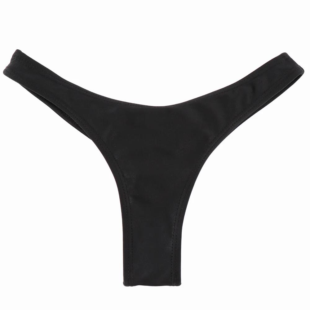 New Swimwear Women Briefs Bikini Bottom Side Ties Brazilian Thong Swimsuit Classic Cut Bottoms Bikini Swim Short Ladies Swimsuit