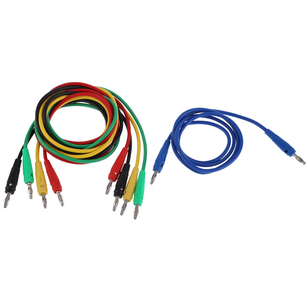 

Alligator Test Lead Clip Banana Plug to 4mm Banana Plug Test Cable Connector 100CM Test Cable Wire for Multimeter Probes