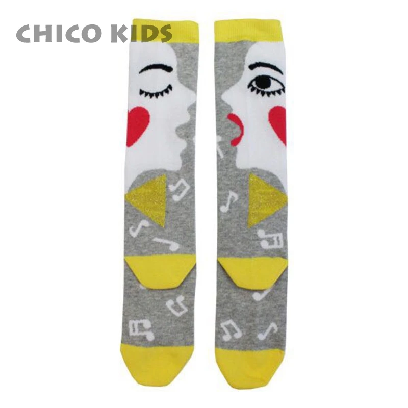 Детские носки для маленьких девочек, 7 цветов, детские носки со смайликом, Детские хлопковые носки для маленьких девочек, Ins, размер на 0-6 лет
