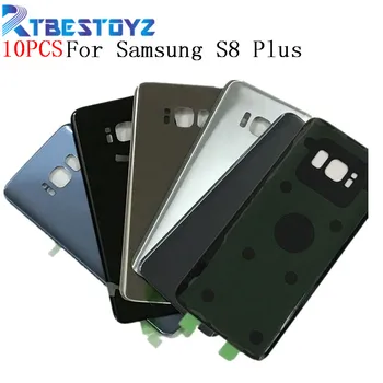

RTBESTOYZ 10PCS/Lot Back Battery Cover Rear Door Panel Housing Case With Adhesive Sticker For Samsung Galaxy S8 Plus G955 G955F