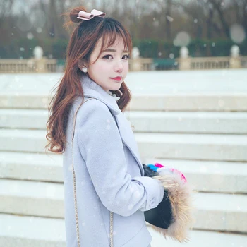 

Princess sweet lolita coat Bobon21 qualified to let you wear a aura High-end quality concise profile coat C1322