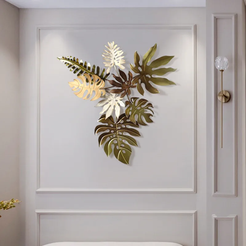 Creative Abstract Plant Decoration Retro 3D Paintings Plant Wall