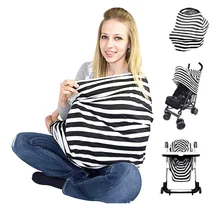 Детское сиденье автомобиля закрывающий полог Уход Крышка Многофункциональный эластичный шарф бесконечность Грудное вскармливание покрывало для магазиннной тележки высокий стул крышка