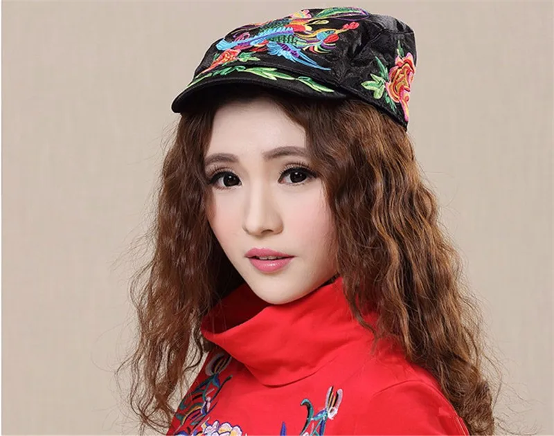 Брендовая весенне-осенняя женская шляпа Harajuku винтажные модные банданы повседневные стильные кепки одежда Beanie cap s Вышивка Элегантные шапки