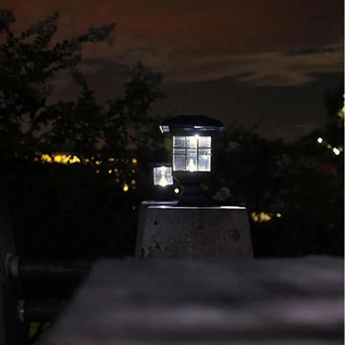 Livre à Prova Lâmpada de Parede Energia sem Fiação Luz ao ar Coluna Solar Cabeça Tampa Dwaterproof Água Decorativa Pátio Wwo66 Luz Led 10 Lâmpadas solares