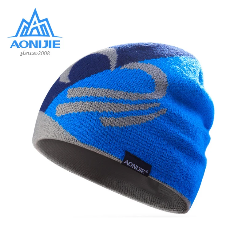 

AONIJIE Winter Knitted hats Outdoor Sports Snowboarding Cap Winter Windproof Thick Warm Running Cap Ski Running Caps