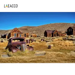 Laeacco Wilderness Винтаж автомобиля Log Cabin Эй фотографии Фоны индивидуальные фотографические фонов для фотостудии