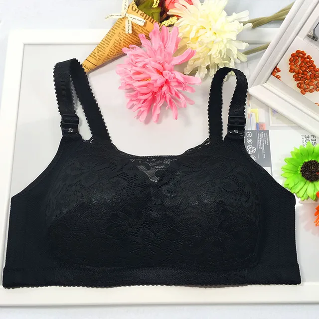 New Design Women's Full Coverage Deep V Push Up Lace Bras Brassiere Plus Size Bra Size 36 42 B
