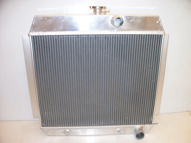3 ROW Chevy 1951-1954 for cars W//COOLER 51 52 53 54 Aluminum Radiator FAN