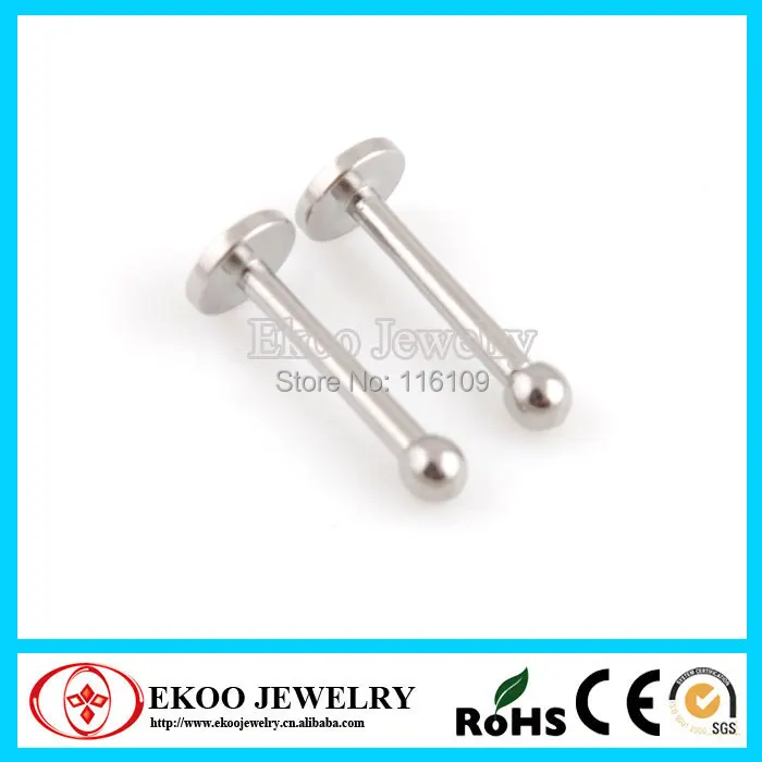 basic body jewelry 18 gauge labret lip ring mixed sizes in body lip ring size