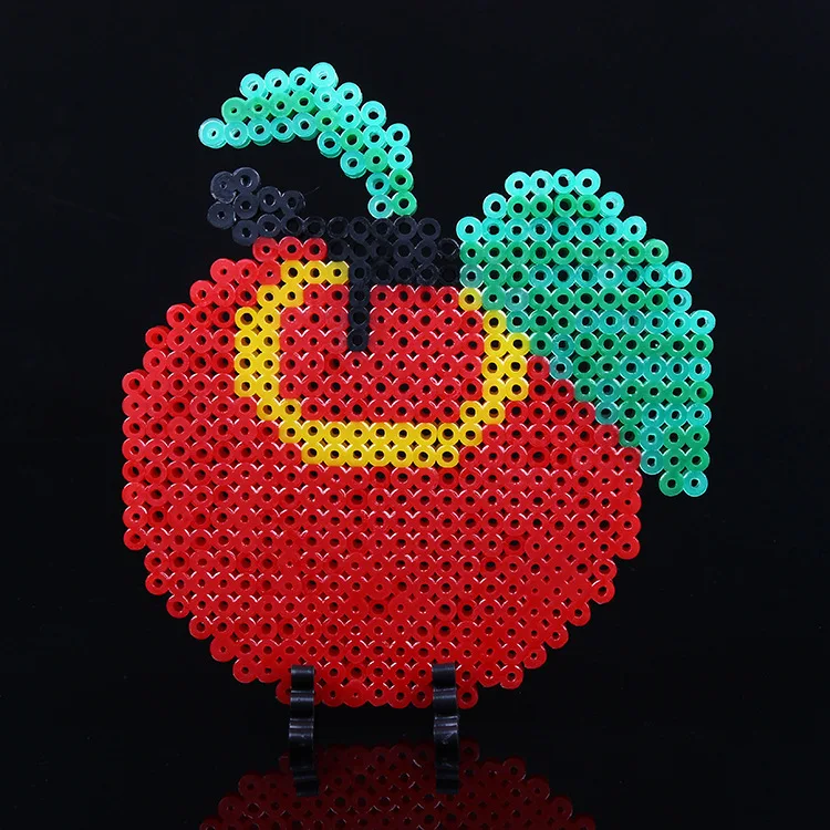 JSXuan Perler Beads 24 цвета 4800 штук 5 мм Хама шарик детская развивающая головоломка игрушки DIY подарок пищевой бусинки из ЭВА