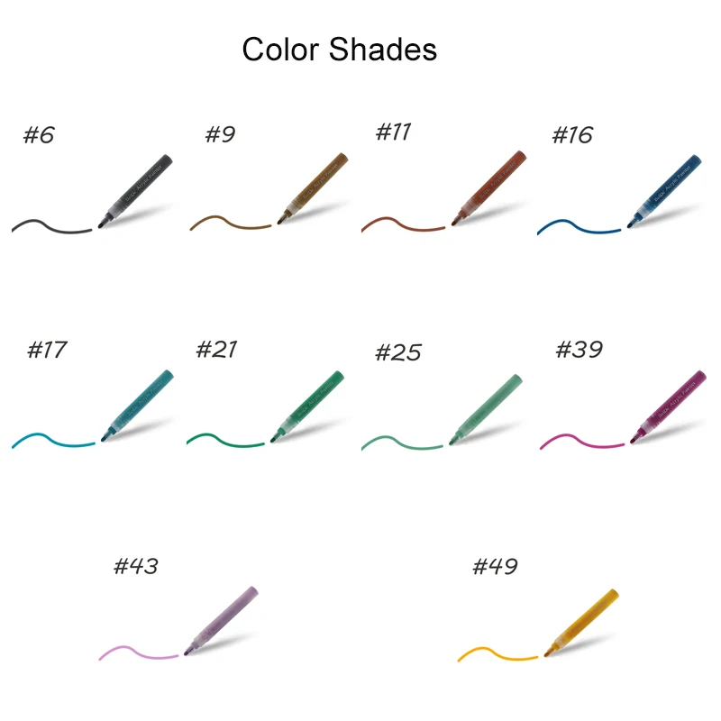 Акриловый маркер, керамическая краска, краски ручки для рок живописи - Цвет: Set 3