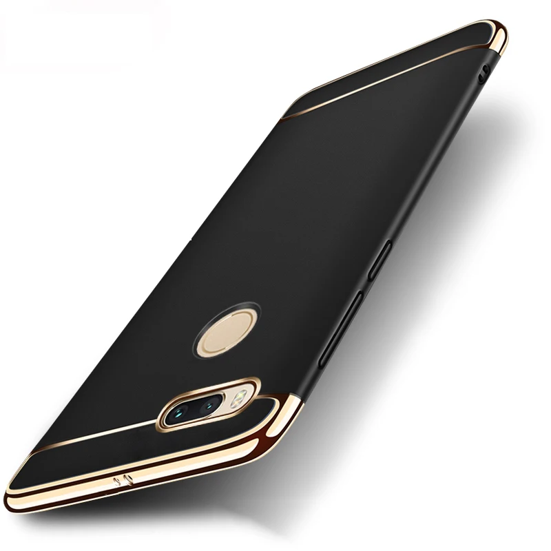 3 in 1 Plating PC Case For Xiaomi Redmi 5 Plus Note 5A Prime 4X 4 4A 3S Shockproof Cover For Xiaomi Mi A1 6 Mix 2 Mi6 Mi5X Capa