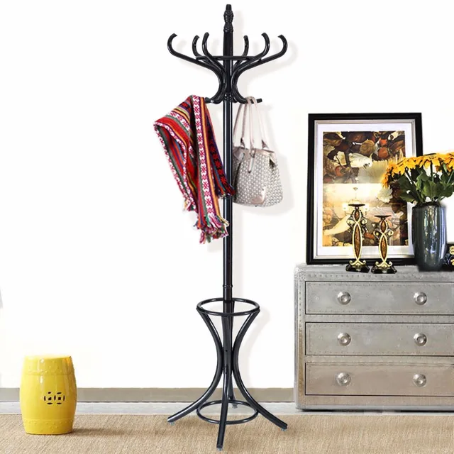 Giantex Wood Standing Hat Coat Rack Jacket Bag Hanger Tree 40 Hooks Classy Metal Coat Rack And Umbrella Stand Giantex Wood Standing Hat Coat Rack Jacket Bag Hanger Tree 40 Hooks Classy Metal Coat Rack And Umbrella Stand