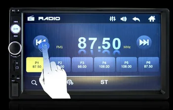 

2 DIN 7 Inch Bluetooth Audio In Dash Touch Screen Car radio Car Audio Stereo MP3 MP5 Player USB Support for SD/MMC