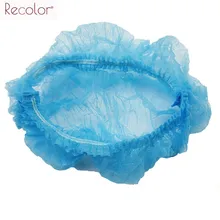 100 шт одноразового использования, для микроблейдинга Двухдиапазонная шапка с сеткой для волос Нетканая растягивающаяся шапочка для душа для бровей очистка татуировки