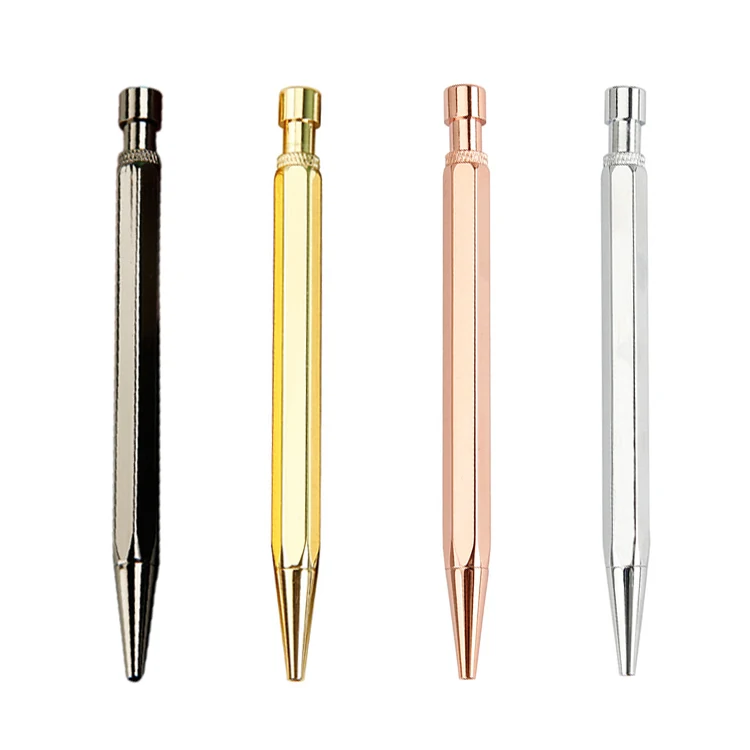 Горячая-новая Ретро металлическая шариковая ручка заказной модный рекламный Пресс подарок шариковая ручка для письма P605