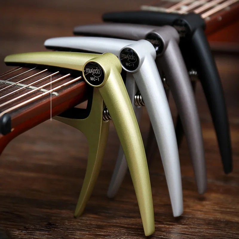

Capo For Acoustic Guitar Electric Guitars Musical Instrument Guitar Parts Accessories Alloy Solid Color Guitar Capos MC-1
