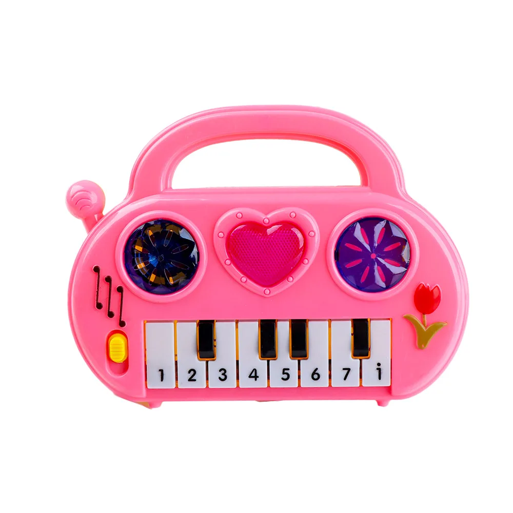 1 шт. многоцветная портативная клавиатура пианино музыкальная игрушка для детей ранняя электронная пианино Музыкальная развивающая