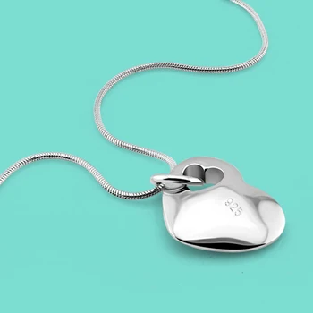 

925 sterling silver necklace women fashion personality silver necklace Women love pendant Silver clavicle necklace Gift giving